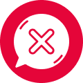 Decline icon